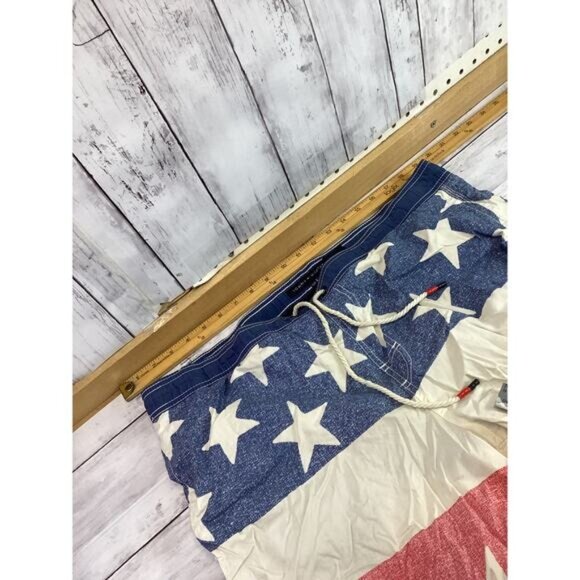 cowgirl argyle boho cozy grandpa dad Tommy Hilfiger Men's Swim Trunks Small - Picture 4 of 6